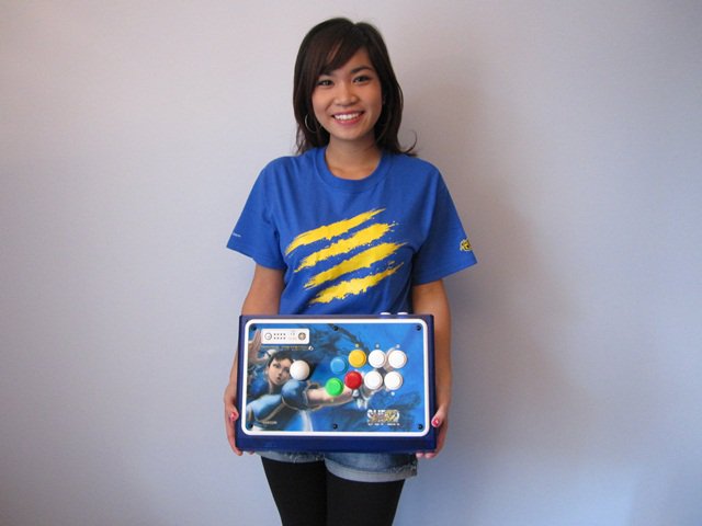 Kayane with her chun stick